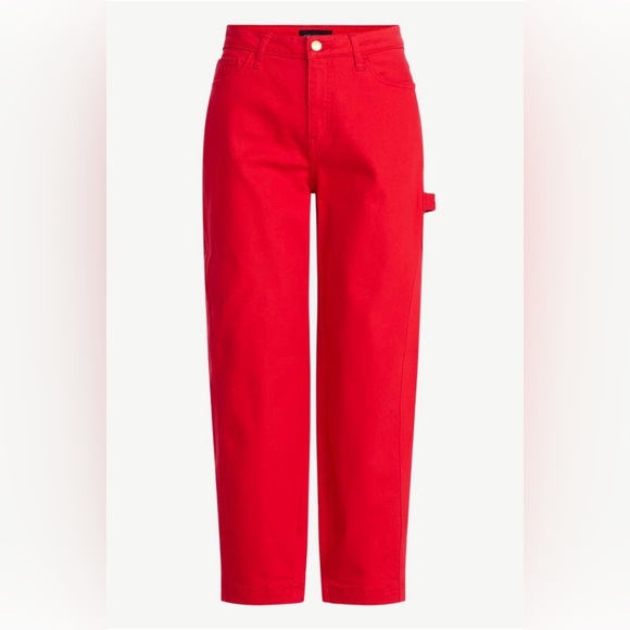 Free Assembly Denim - NWT Red Carpenter Ankle Crop Jeans - Classic Straight